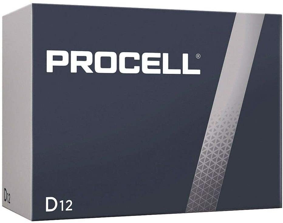 Battery Alkaline Duracell® Procell® D Cell 1.5V Disposable (UPC# 004133311340) (12/BX 6BX/CS) by Duracell  ID PC1300CS